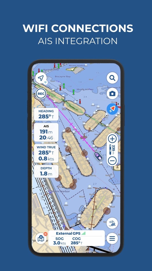 #8. Aqua Map Boating (iOS) Podle: GEC s.r.l.