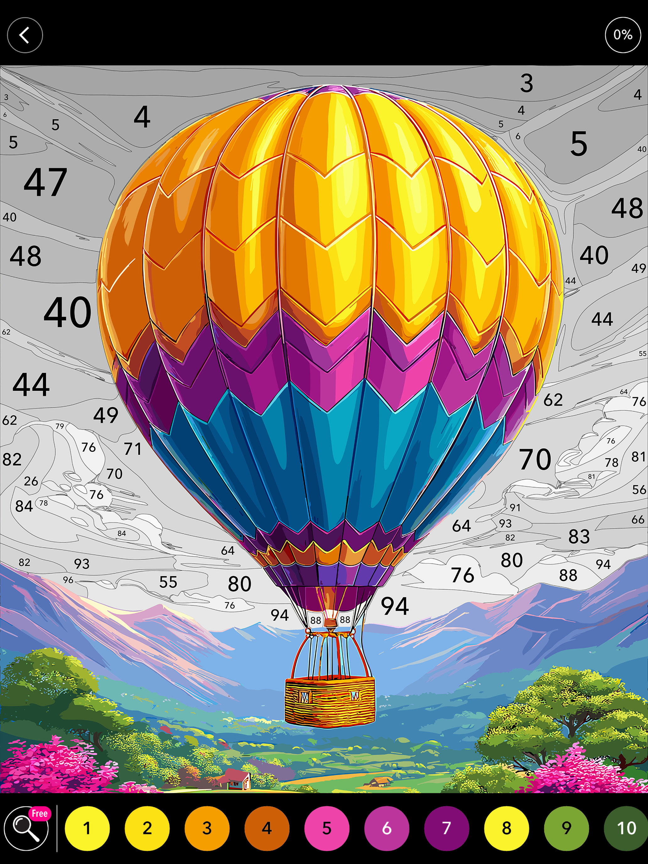 Photo by Number - Art Coloring screenshot 15