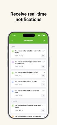 RestoApp Biz iPhone screenshot