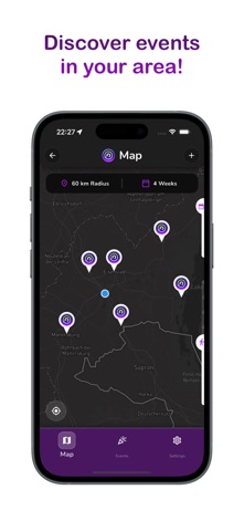 PartyRadar - Spot Events! iPhone screenshot