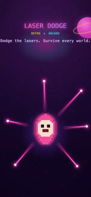 Laser Dodge: Retro Arcade screenshot 1