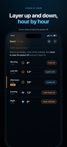 WeatherFit 今天穿什么 screenshot