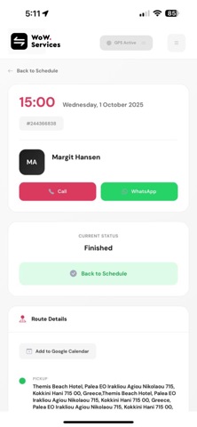 WoW Services - Driver screenshot