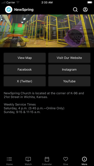 NewSpring Kansas Screenshot