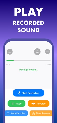 Reverse Audio: Reverse play Screenshot 4 of 5
