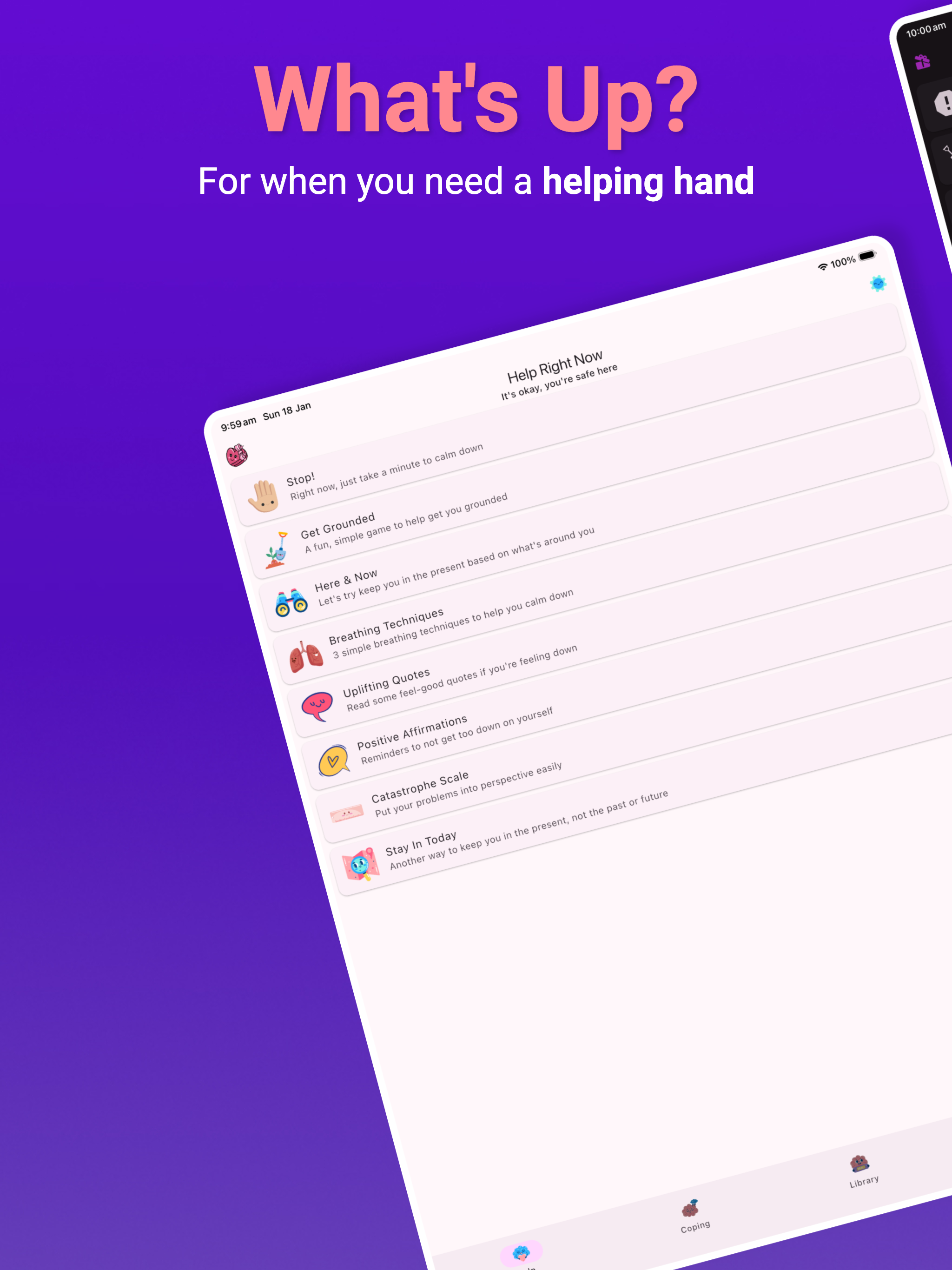What's Up? A Mental Health App