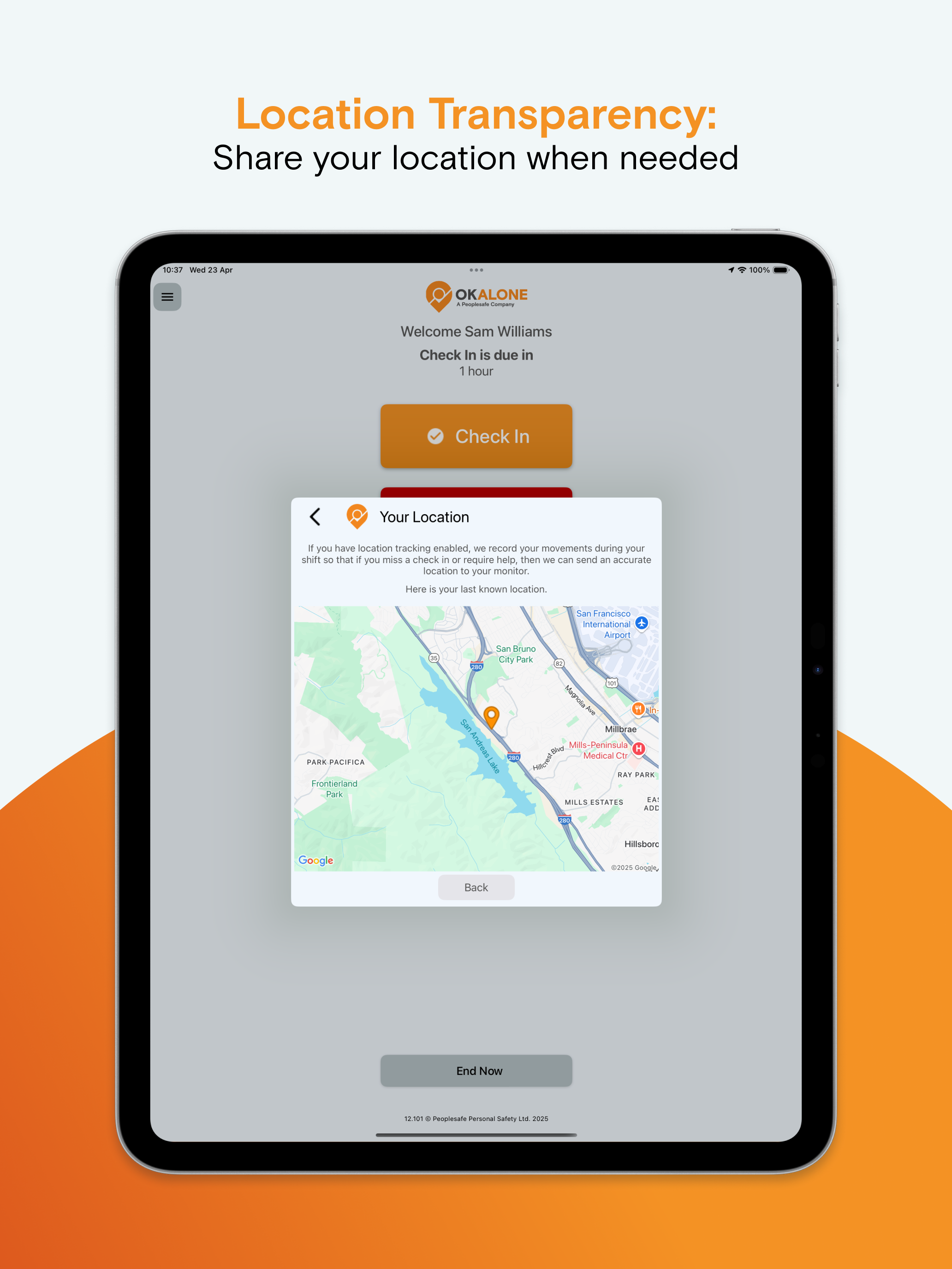 OK Alone - Lone Worker App