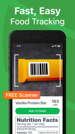 Скриншот Calorie Counter PRO MyNetDiary на iPhone 3