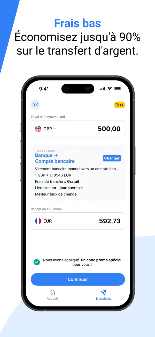 Screenshot #3 pour TransferGo: Money Transfer