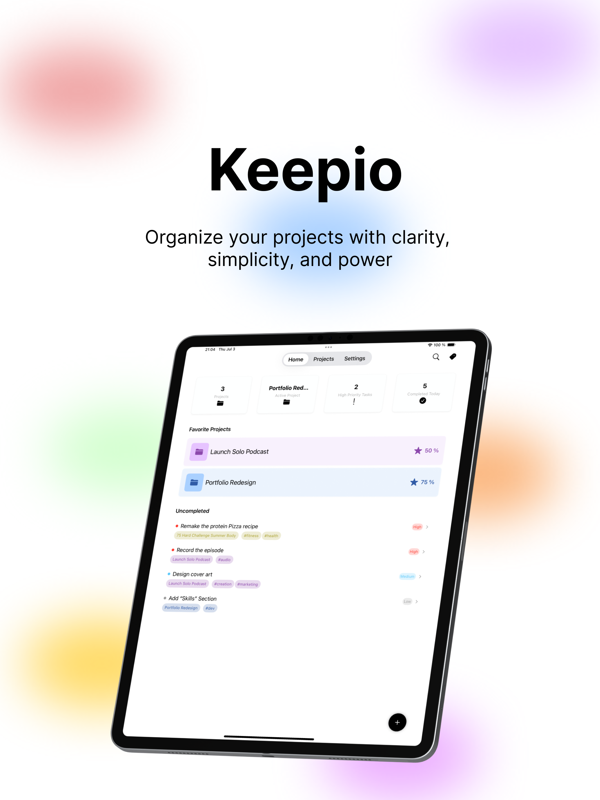 Keepio - Tasks, Notes & More