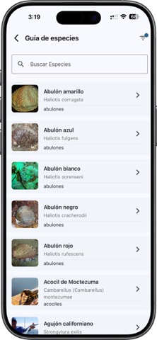 PescaData screenshot