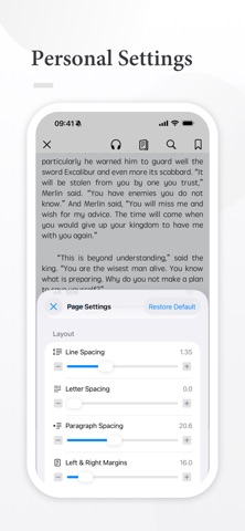 HiReader - EPUB & PDF Reader Screenshot 7 of 8