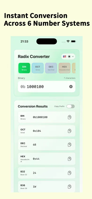 Radix Converter screenshot 1