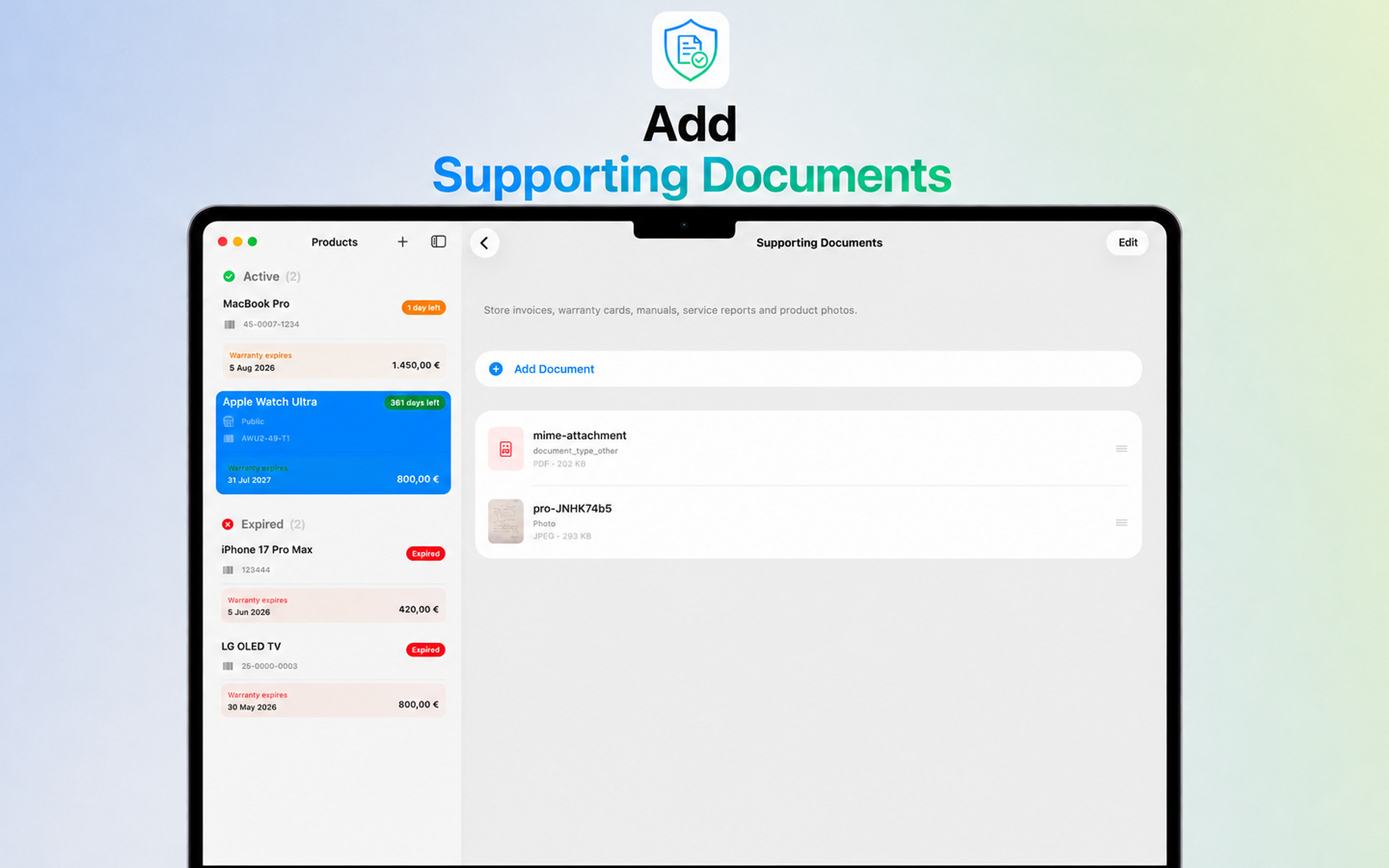 Warranty Tracker Pro screenshot 13