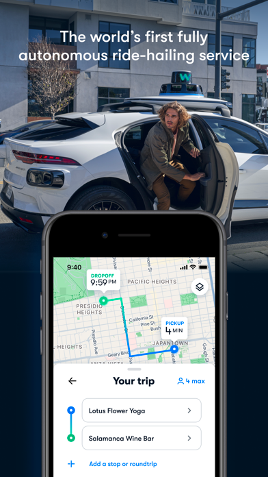 Screenshot 1 of Waymo App