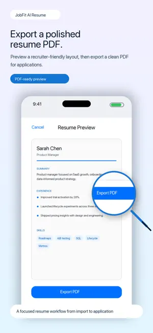 JobFit AI Resume screenshot 4