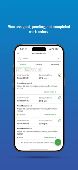 QuikAllot Technician App screenshot 3