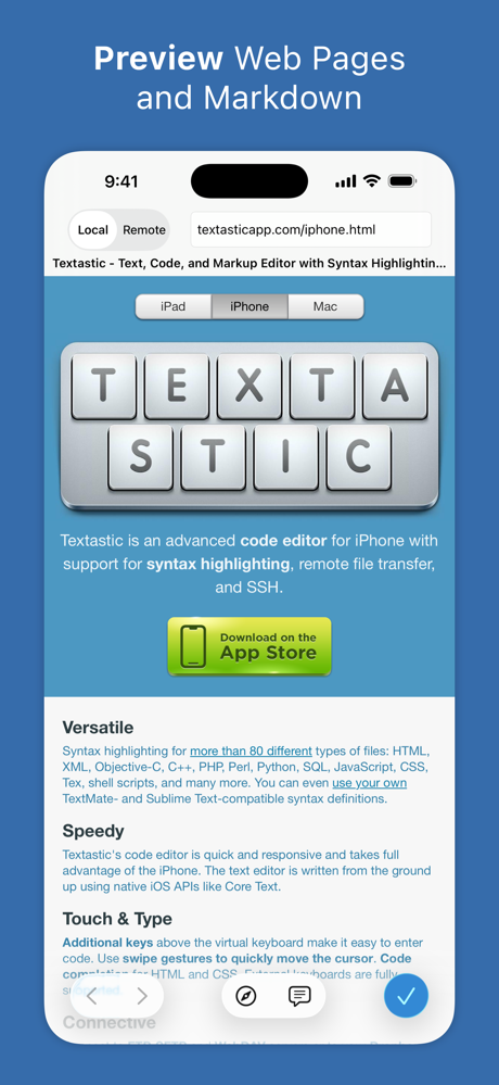 Textastic Code Editor screenshot 7