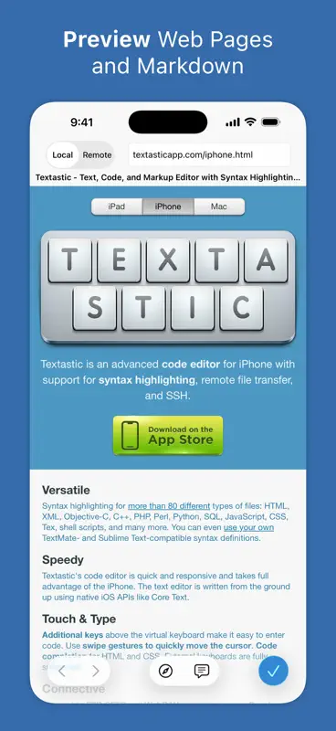 Textastic Code Editor screenshot 7 of 7