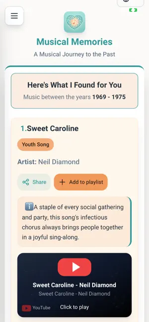 Musical Memories screenshot 2