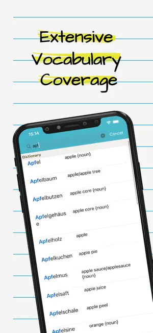 German English Dictionary Lite screenshot 1