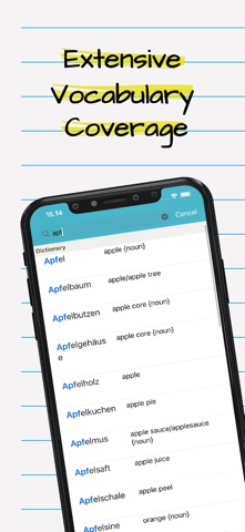 德英字典 German English Dictionary screenshot