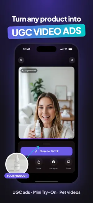 Vido AI: UGC Video Ads Maker screenshot 1