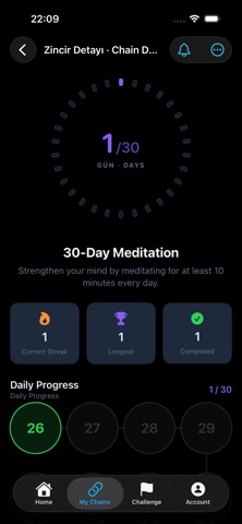ChainASC - Habit Tracker screenshot