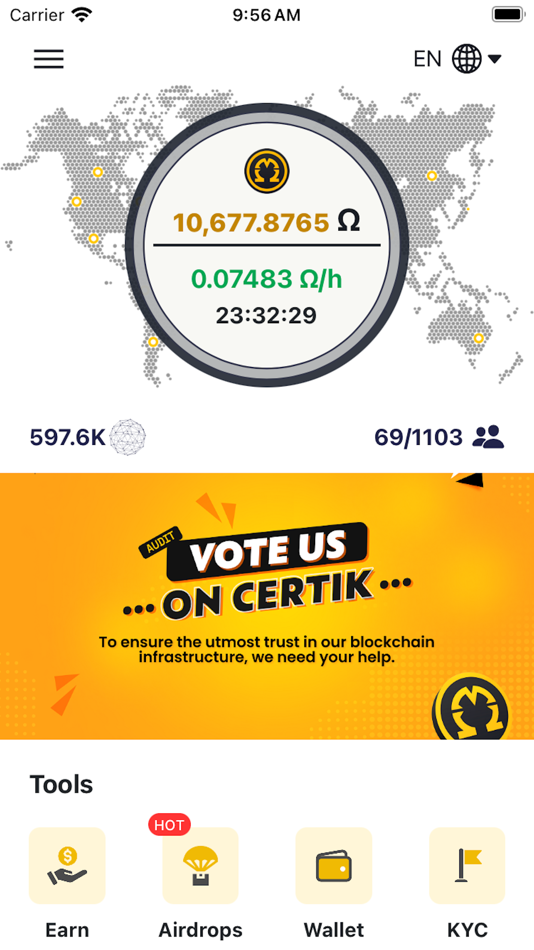 #1. OMEGA NETWORK (iOS) Podle: OM TECH CO. LTD.