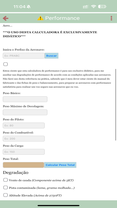 Piloto Aero Screenshot