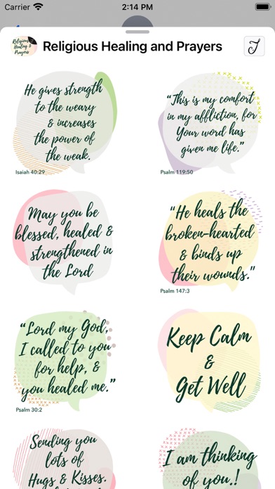 Religious Healing and Prayers Screenshot