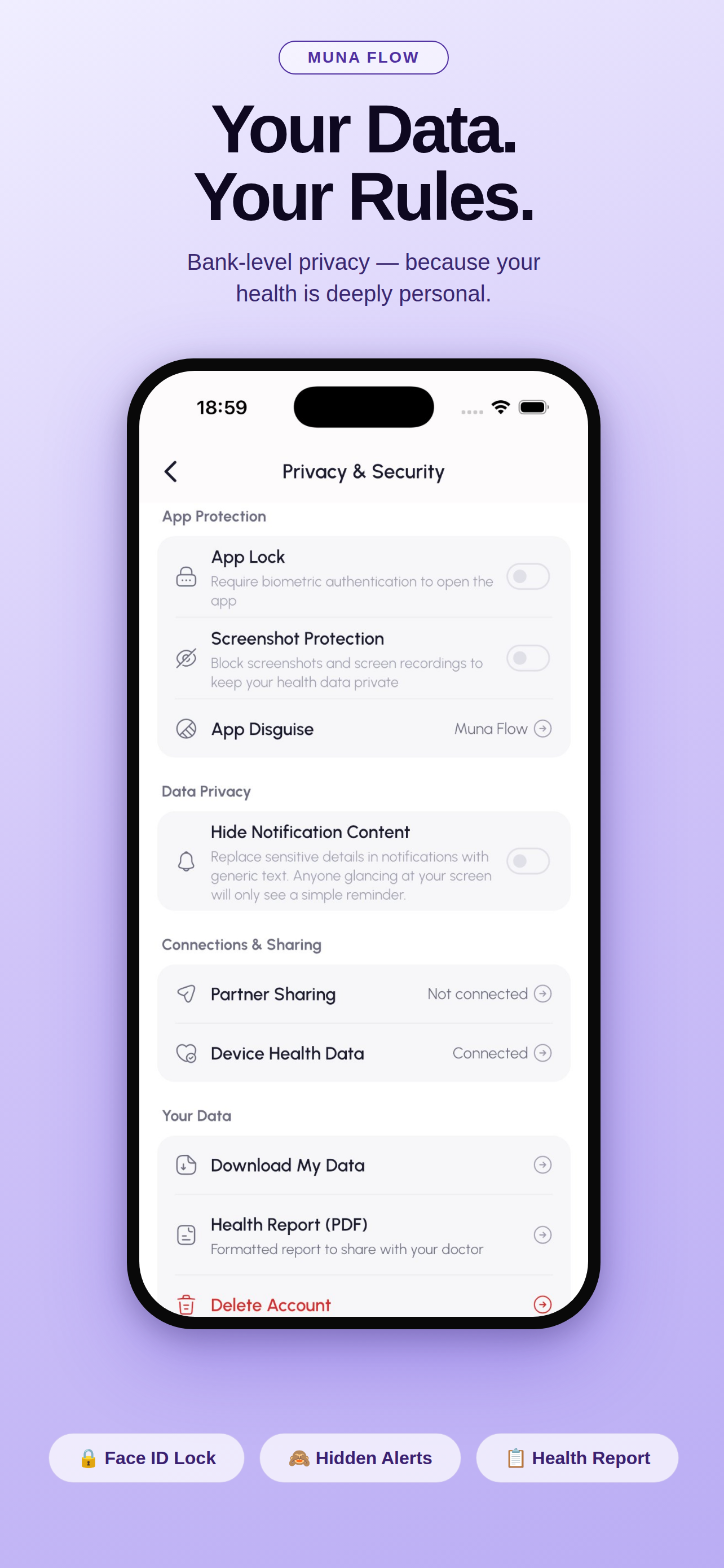 Muna Flow: Period Tracker screenshot 5
