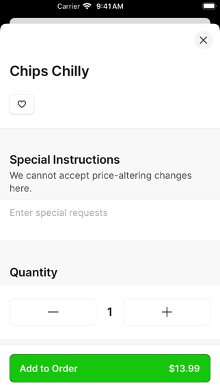 Screenshot 3 of The Spices Restaurant App