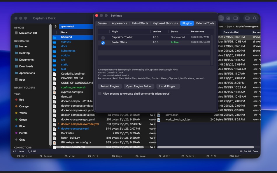 #3. Captain's Deck (macOS) Ved: ATHANASIOS CHONIAS