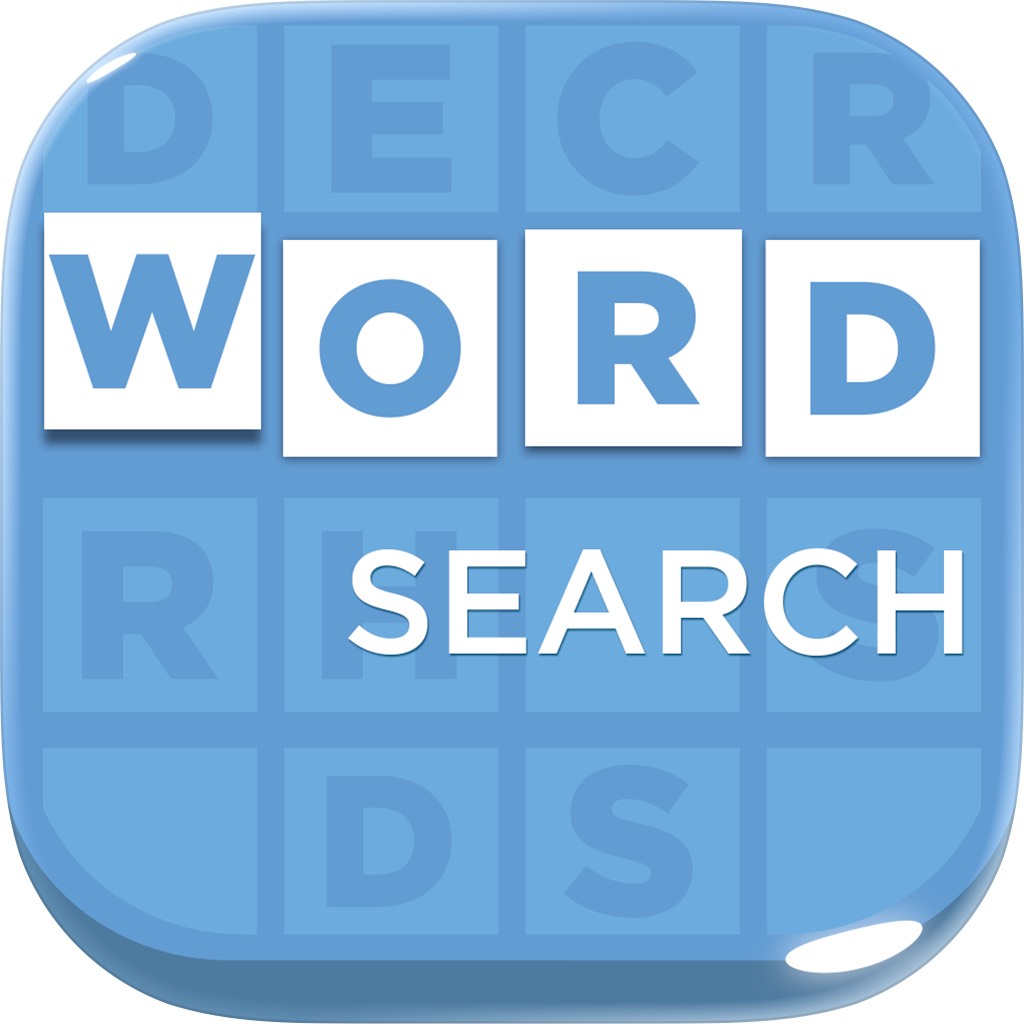 Apple App Store cover for Word Search Puzzles ··