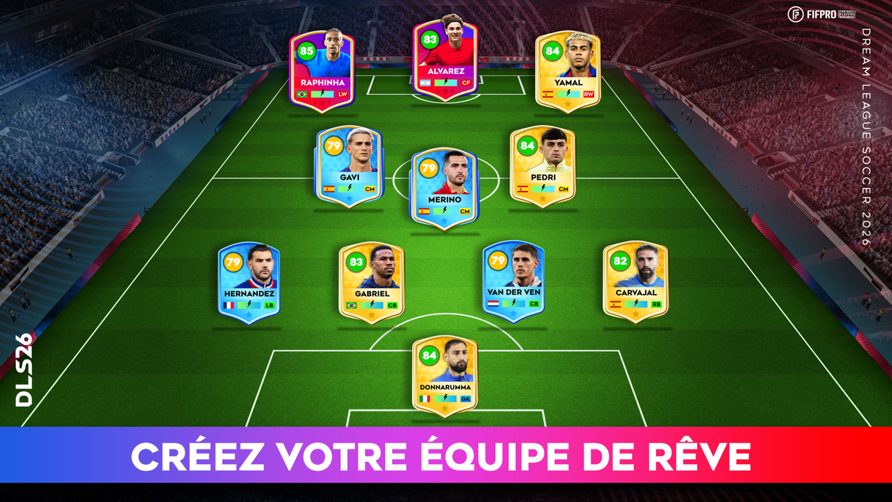 Dream League Soccer 2026 iOS Mod IPA screenshot 8 - iOS game interface