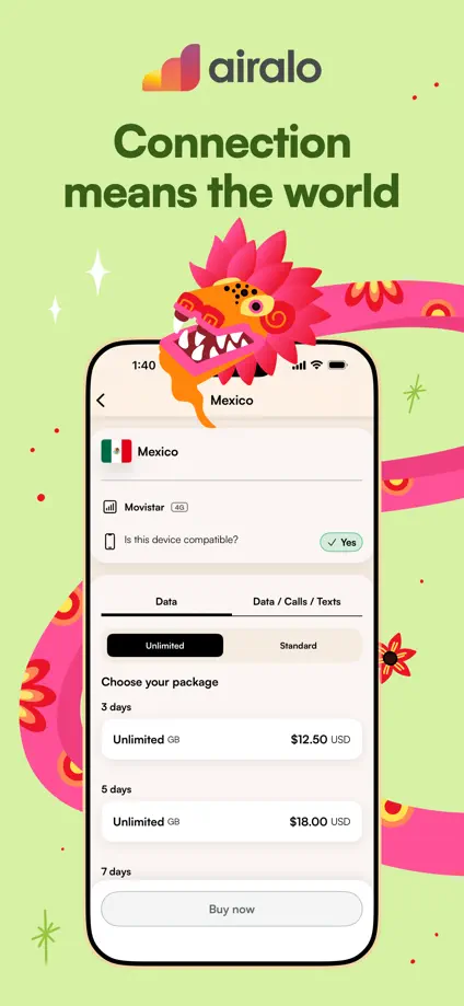 Airalo, App Store screenshot 1