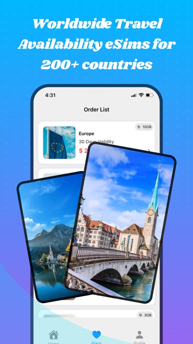 AirGo eSIM:Trip Data&Internet Screenshot
