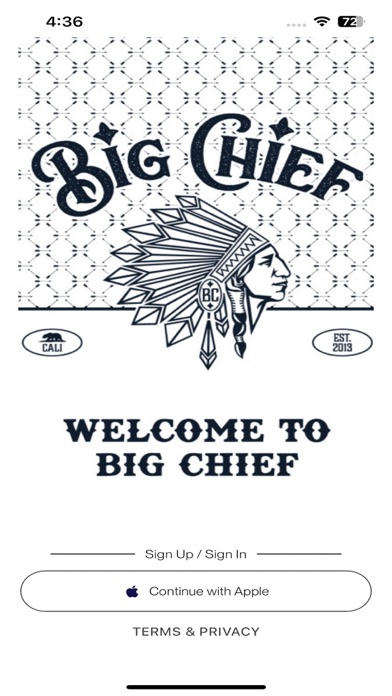 Big Chief Rewards iPhone screenshot 2 - Shopping app