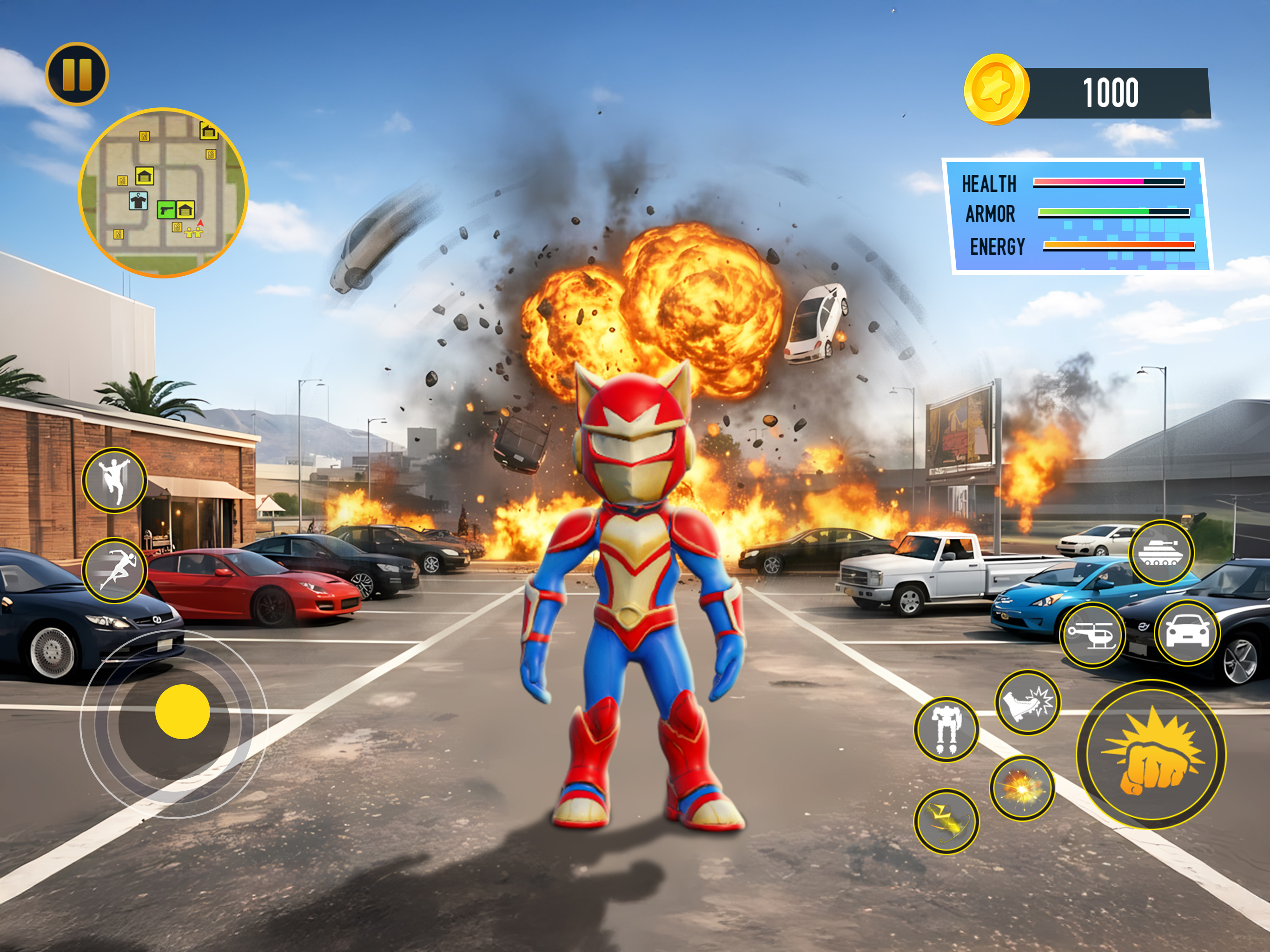 Hedgehog Fighter: Crime City