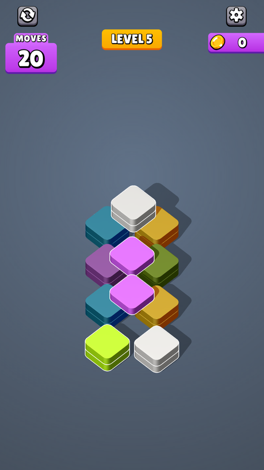 #1. Tile Stacker (iOS) 来自: Bahadir Yerdelen