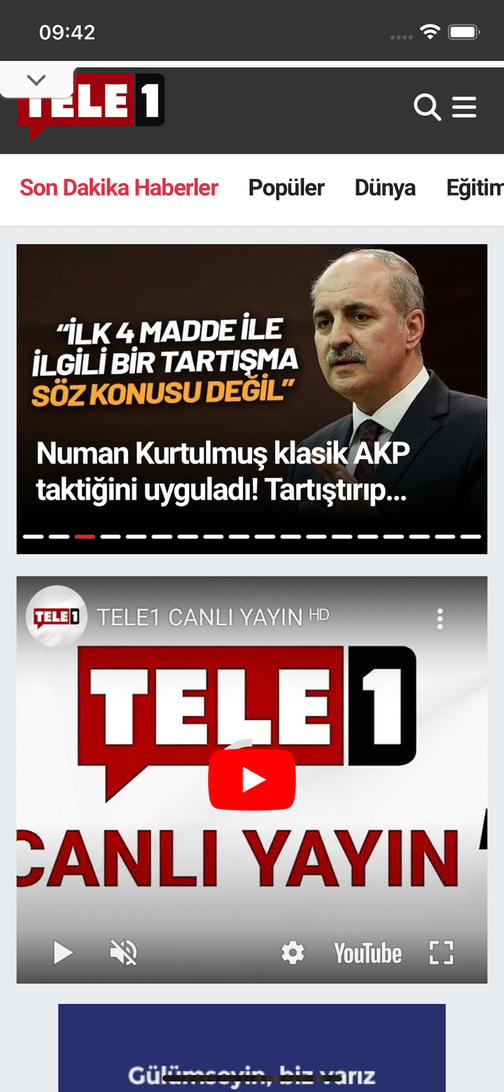 Tele1 TV Haber screenshot 3