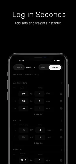 Captura de pantalla de Styrka - Gym Tracker en iPhone 4