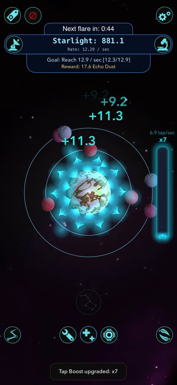 #5. Echo Planet - Incremental Game (iOS) By: Mustafa Mohammed