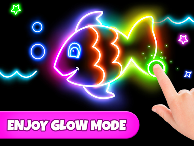 ‎Coloring Games: Painting, Glow Screenshot