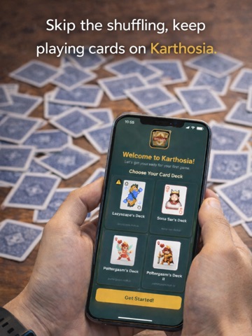 Karthosia - offline card games iPad screenshot