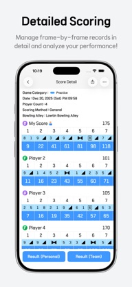BowlingScore - Easy Record screenshot 4