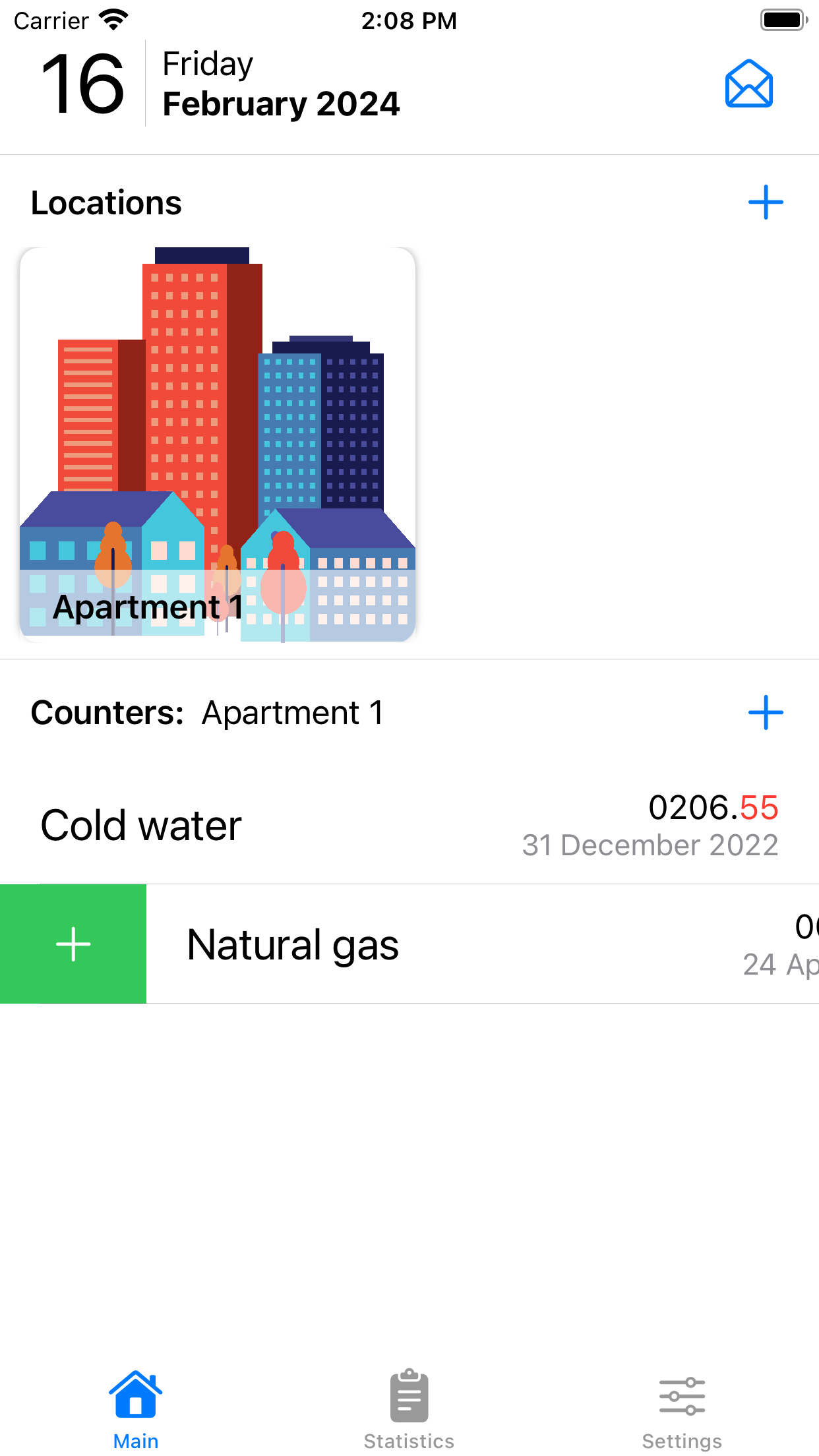 Counters log