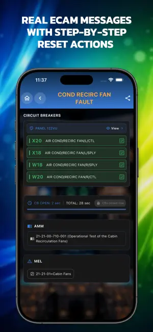 A32X Tools · A320 ECAM Resets screenshot 2