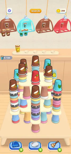 Cup Color Stack: Sorting Jam screenshot 1